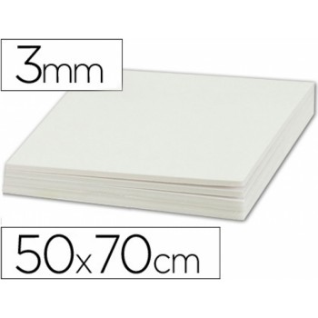Carton mousse 0.3 / 50x70 blanc
